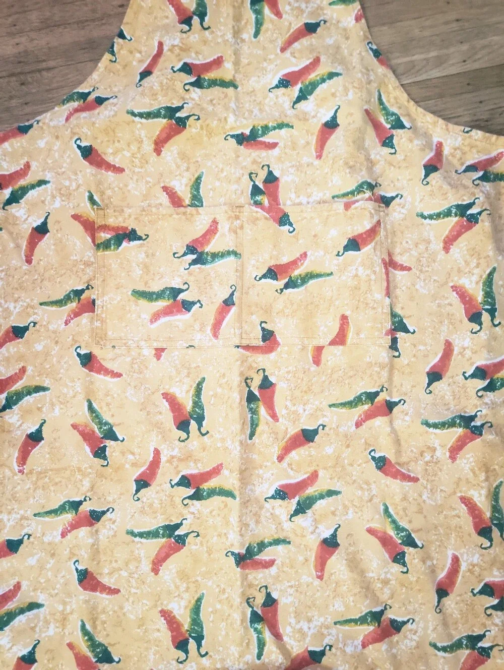 Vintage 1993 Jalepeno Hot Pepper Cooking Apron Chili Fest Grilling Kitchen